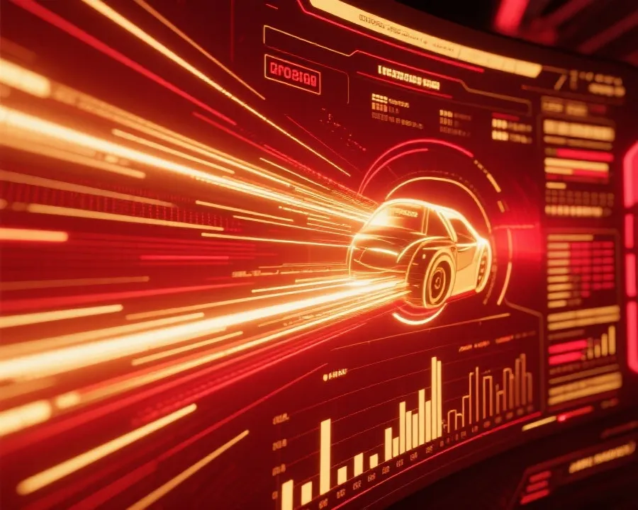 极速赛车开奖数据展示示意图